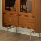 Entryway Cabinet Nordic Medieval Style Dining Sideboard Household Small Apartment Retro Storage Cabinet Restaurant Display Cabinet Sideboard Storage Cabinet