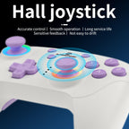 RG P01 Wireless Gaming Controller Compatible with Switch Game Controllers RG P01 2.5G Controller Gamepad for Bluetooth/PC/Steam/iOS/Android/Switch Hall Effect RGB Lights [android,ios,nintendo_switch,windows]