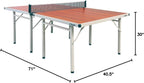 STIGA Space Saver - Compact Ping Pong Table - Separate Table Halves - Regulation Height - No Assembly Required
