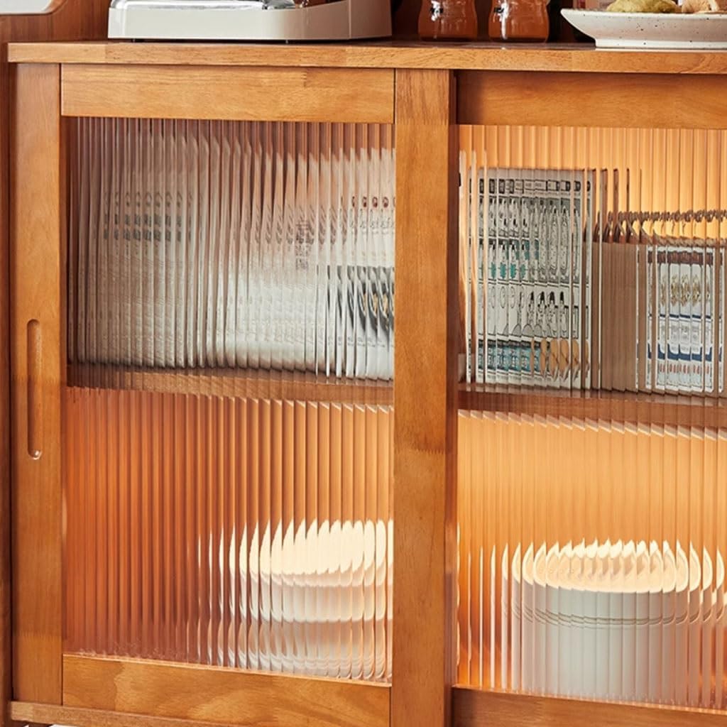 Entryway Cabinet Modern Simple Solid Wood Dining Sideboard Restaurant Cupboard Home Storage Cabinet Sideboard Storage Cabinet