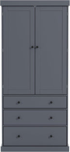 Ball & Cast 77" Freestanding Kitchen Pantry with 3 Drawers and Adjustable Shelves,Tall Cupboard Storage Cabinet with 8 Door Shelves, for Kitchen,Dining Room,Living Room,Apartment,Gray