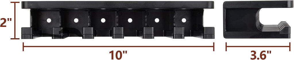 Adoreal Solid ABS Standard A15 Magazines Rack Wall Mount with Storage Shelf, Mag Holder Wall Mount, Wall Magazines Display Fit Gen 1 P- MAG