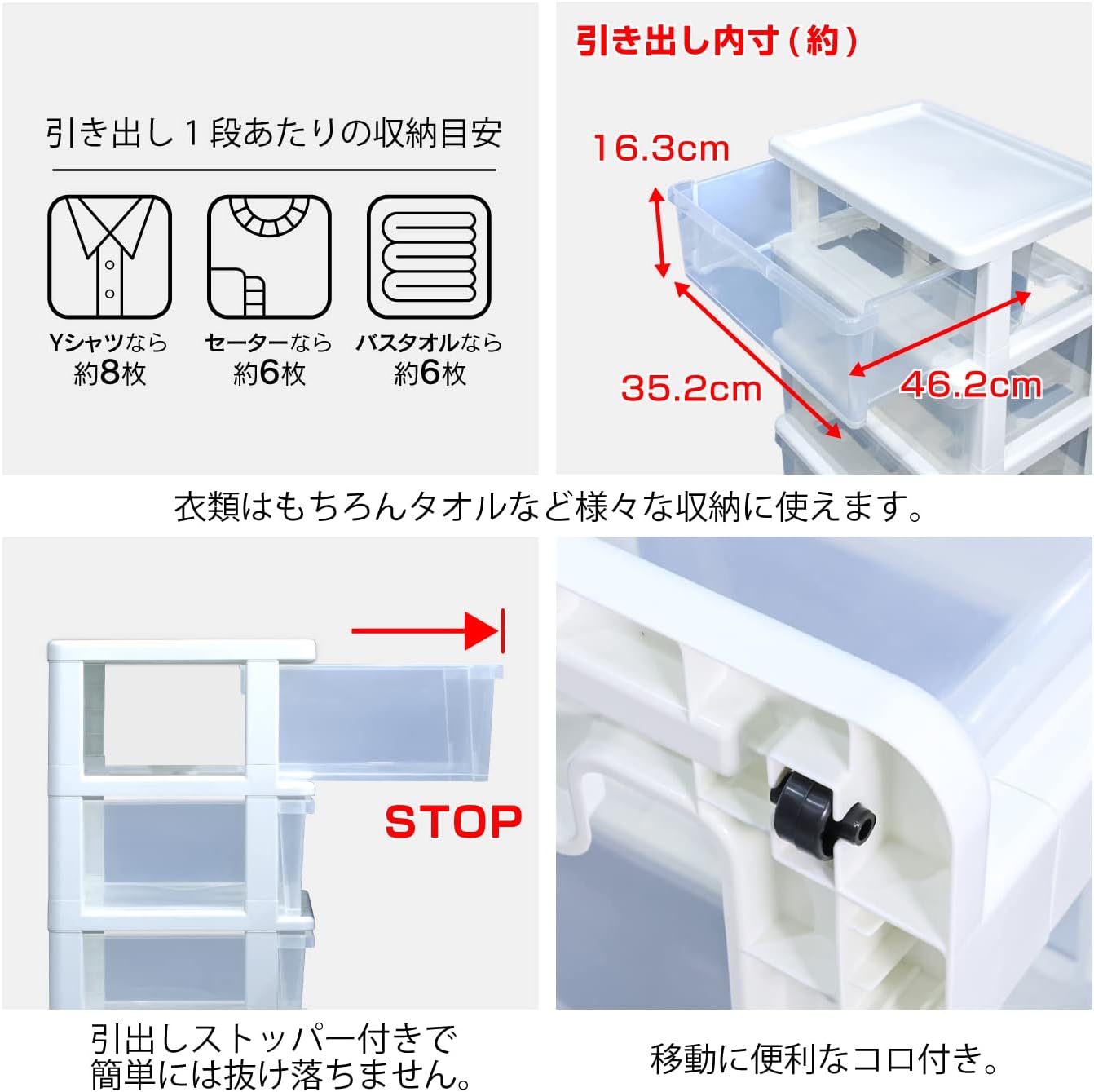 JEJ SIIS UNIT SEASS UNIT (WIDE) Storage Case Chest
