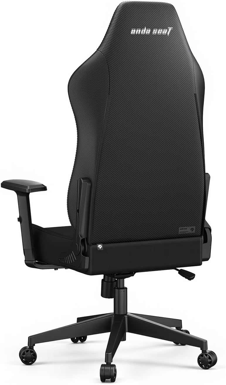 Anda Seat MANA Gaming Chairs for Adults - Ergonomic Black Fabric Game Chairs with Adjustable Armrest, Comfortable Office Chair with Lumbar Support, Heavy Duty Wide Computer Seat for Home & Work