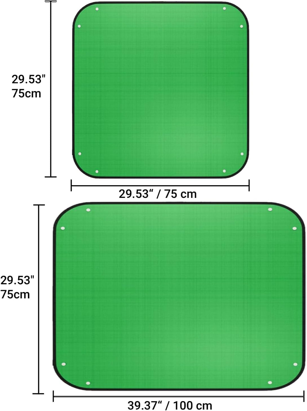 Plant Repotting Mat, Waterproof Gardening Mat for Indoor Plants, Thickened PE Potting Mat with Copper Buckles for Mess Control, Foldable Succulent Transplanting Mat, Green (29.5"*39.4")