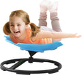 Sensory Spinning Chair for Kids with Autism & ADHD, Swivel Chair for Indoor/Outdoor Use, Sit and Spin Toys, Fish-Shaped Sensory Chairs for Autistic Children, Training Body Coordination (Blue)