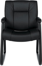 Offices To Go Luxhide Guest Chair, Black (OTG2782)