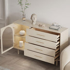 Entryway Cabinet Nordic Solid Wood Dining Sideboard Household Simple Entrance Cabinet Storage Cabinet Kitchen Storage Cabinet Sideboard Storage Cabinet