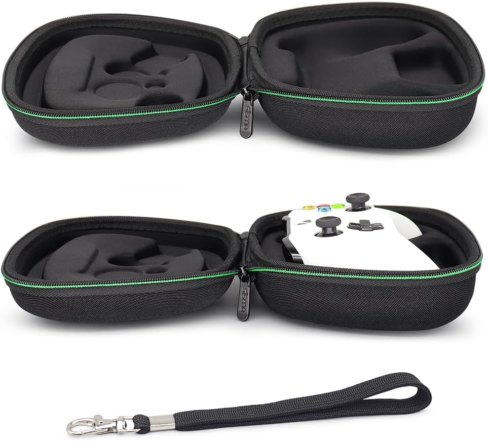 sisma Carry Case Compatible with Xbox One & Series X/S Wireless Controller, Travel Protective Case Controller Holder Storage Bag Home Safekeeping