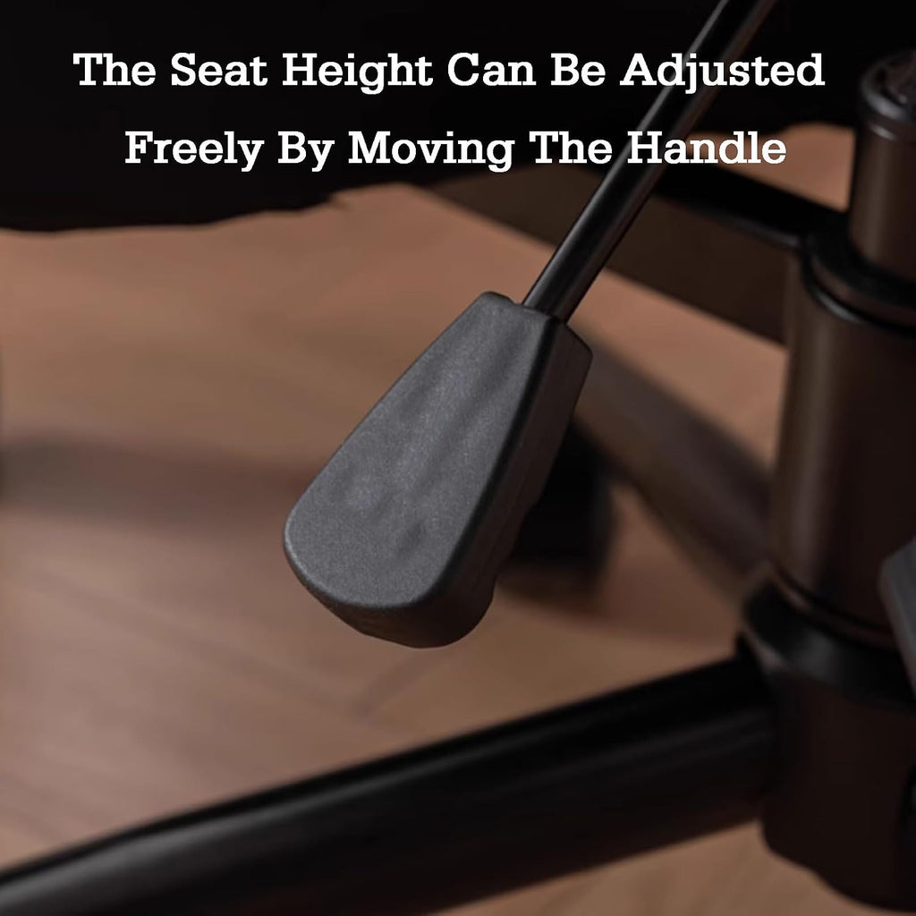 Kneeling Chair with Backrest,Rolling Ergonomic Posture Chair,45-60cm Adjustable Positions,Back Support for Office and Home