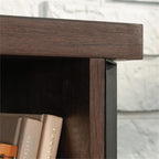 Sauder Briarbrook Engineered Wood and Metal Large Hutch in Barrel Oak