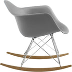 MODHOLIC Eiffel Rocker Chair, Gray