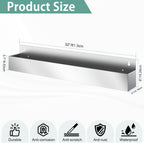 32-inch Stainless Steel Bar Speed Rail,Wall Mounted Liquor Bottle Holder for Bars,Organizer for Liquor Bottles, Bar Bottle Holder(1 pcs)