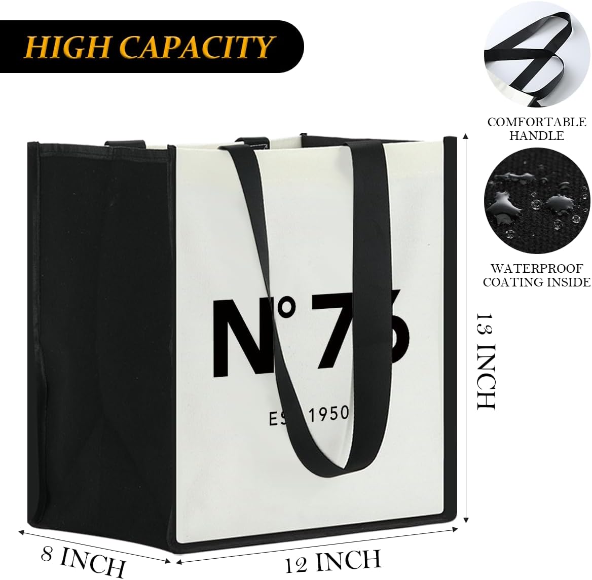 Birthday Gifts for Her Canvas Tote Bag Shopping Bags-2026