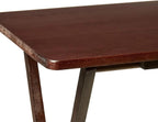 Folding TV Tray Table, Rubberwood, 19" L x 14.5" W x 26" H, Lightweight, Portable, for Meals, Snacks, and Laptops