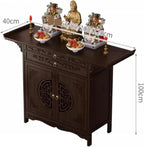 Personal Shrine Altar Table Day of The Dead Altar Stand Puja Meditation Prayer Table Buddhist Altar Pooja Cabinet Altar Cabinet