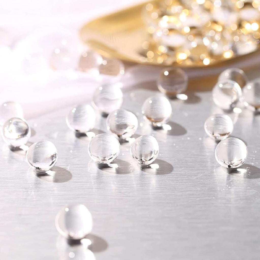 FALAMON 140,000 Clear Beads for Vases, Transparent Vase Filler, Christmas Decoration, Wedding Centerpiece, Floating Candles, Floral Decoration