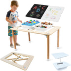 7 Days of Play Sensory Play Activity Table with Foldable Legs, Storage Bins, and Lid - Sensory Table for Toddlers & Kids | Great Gift for Birthdays, Christmas & Special Occasions