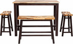 Boraam Sonoma 4pc Pub Set - Blended Espresso Finish