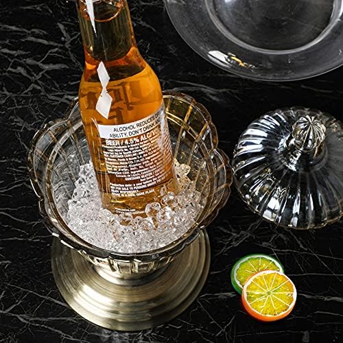 300 Pieces Clear Fake Crushed Ice Cubes Rocks and 20 Pieces Simulation Lemon Slices, Artificial Fruits and Acrylic Diamonds Clear Ice for Vase Fillers Table Centerpiece Decor Wedding (1.6 x 0.3 Inch)