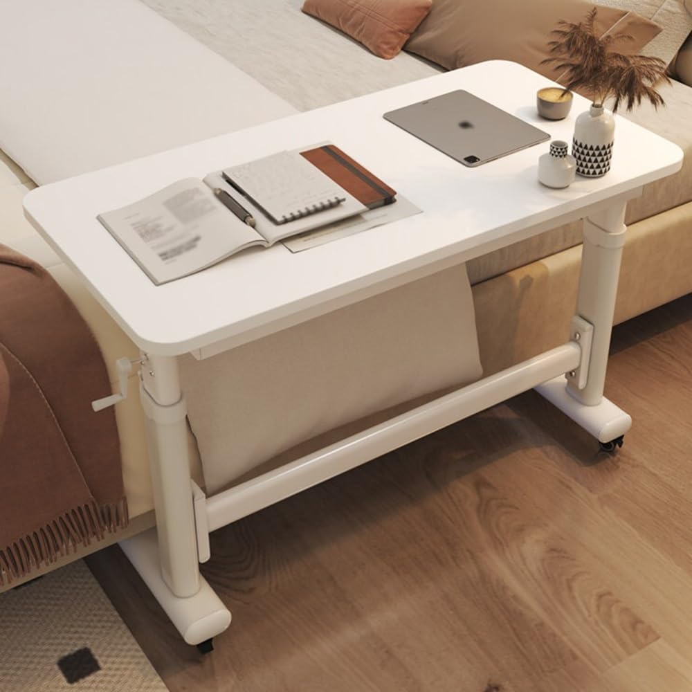 Center Table Study Desk Lift Table Sliding Sofa Side Computer Storage Shelf