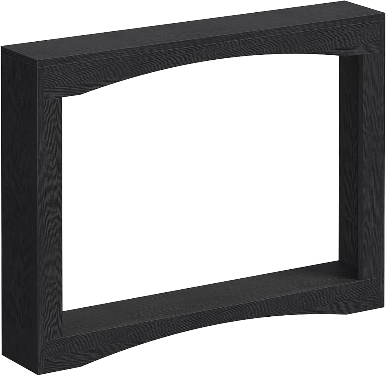 YATINEY Narrow Console Table, 5.9'' Thin Entryway Table, Behind Couch Table for Small Spaces, Small Farmhouse Hallway Table, for Living Room, Hallway, Foyer, Black CT19BK