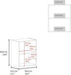 Modern Minimalist Wall Cabinet, with 1 Door and 2 Shelves, Storage Locker for Kitchen Hallway Closet,for Kitchen Home