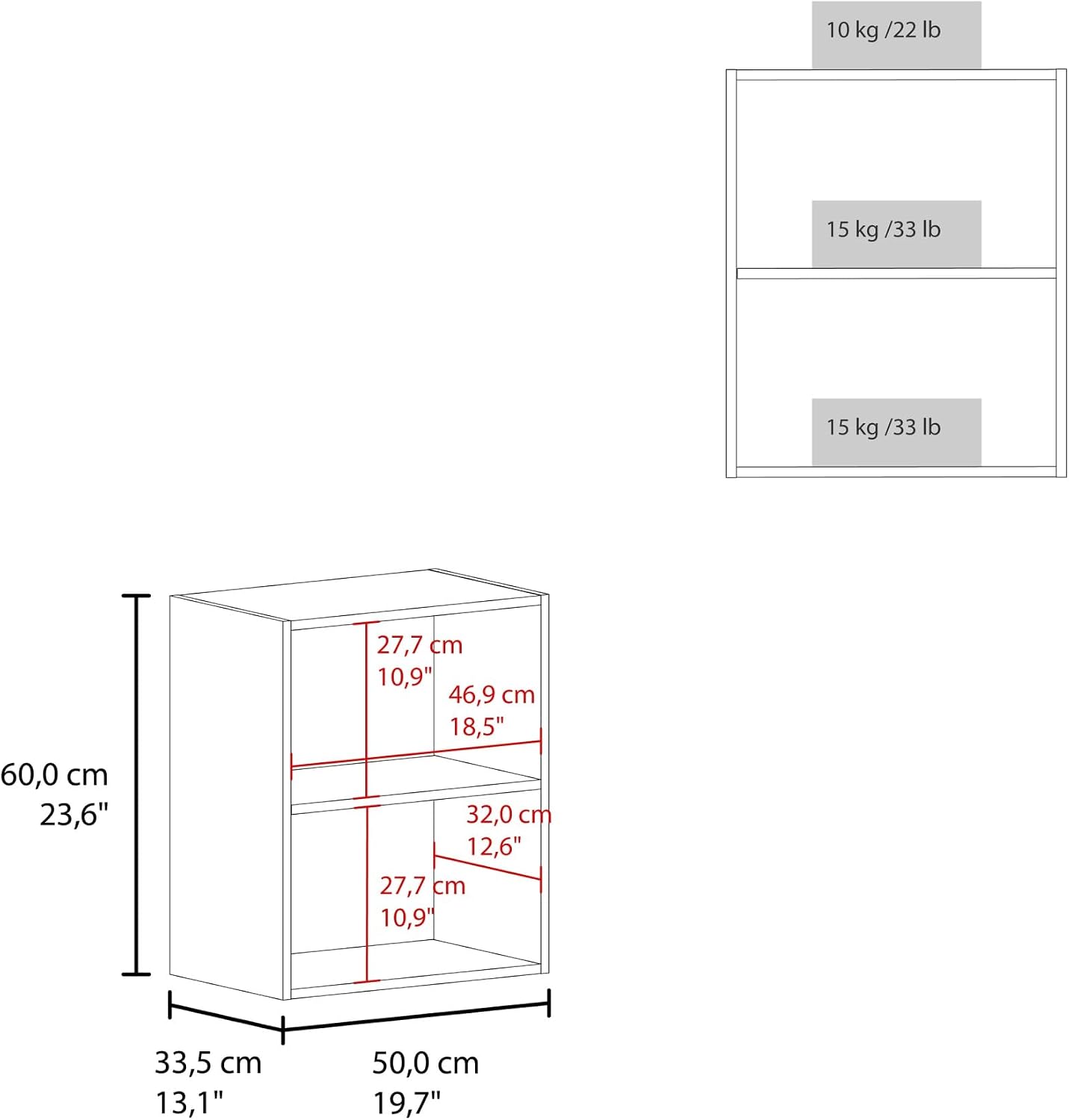 Modern Minimalist Wall Cabinet, with 1 Door and 2 Shelves, Storage Locker for Kitchen Hallway Closet,for Kitchen Home