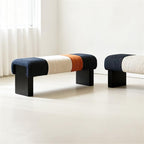 Modern Bed end Bench Bedroom Living Room Dressing Shoe Changing Entryway(Large)