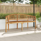 Garden Bench Natural Teak Solid Teak Wood Large Durable,Solid Teak Garden Bench for Outdoor & Indoor Use, Comfortable Seating Gatherings Patio Furniture