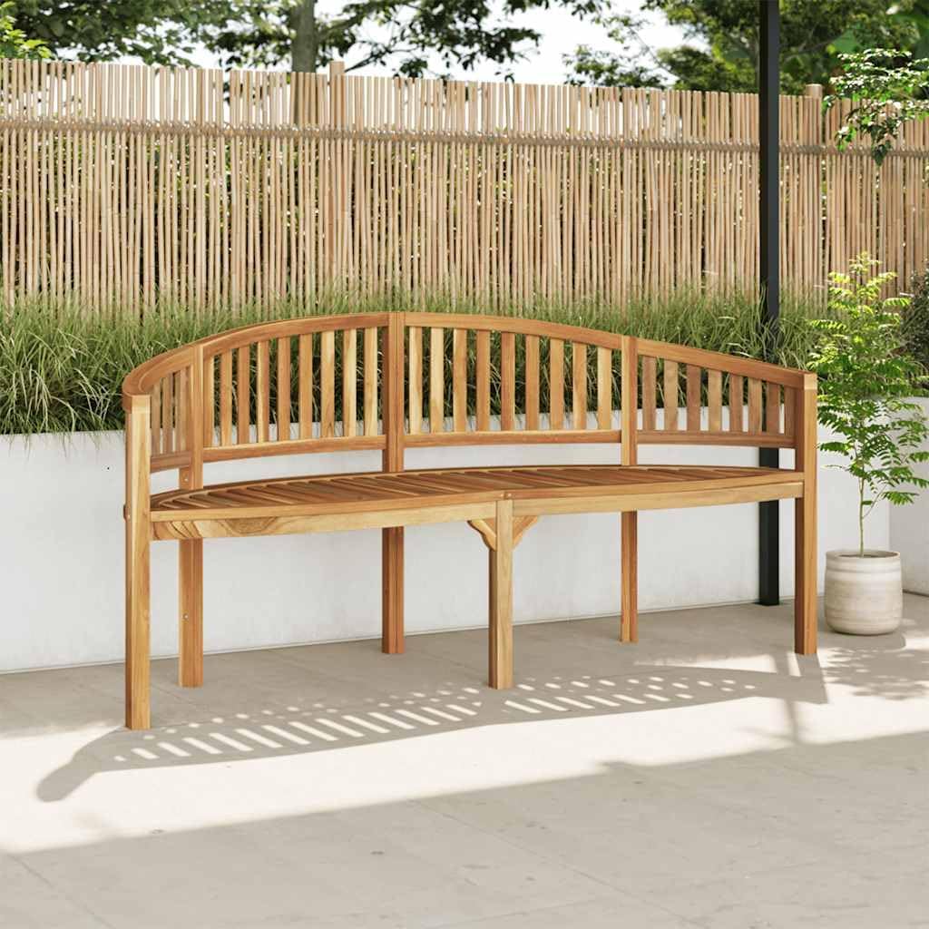 Garden Bench Natural Teak Solid Teak Wood Large Durable,Solid Teak Garden Bench for Outdoor & Indoor Use, Comfortable Seating Gatherings Patio Furniture