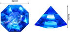 Hicarer Acrylic Diamond Gems Pirate Plastic Gems Bulk Large Fake Gemstones Colored 25 Carat Treasure Chest Hunt Party Favors Table Decorations