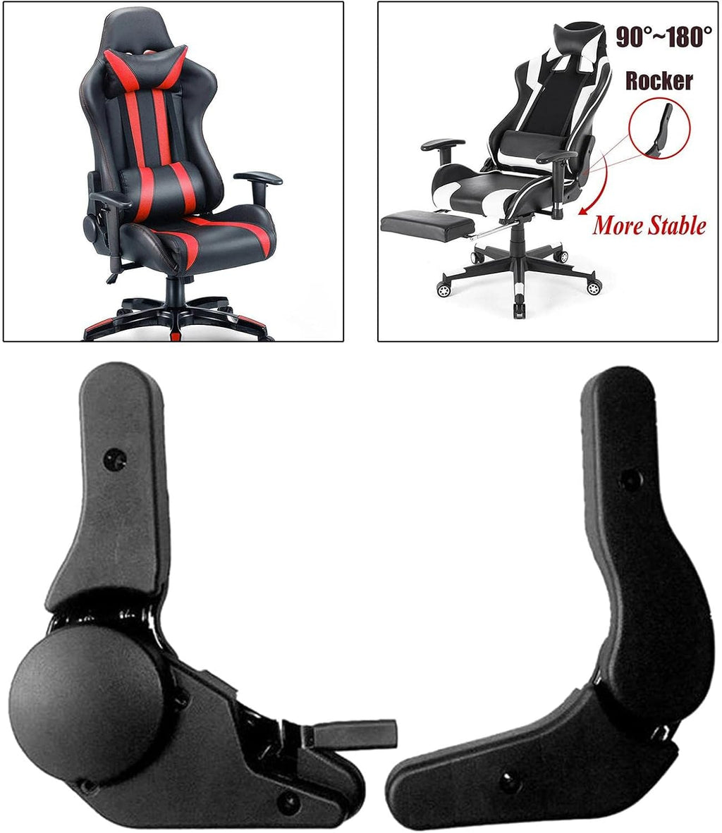 Esquirla Chair Multi Angle Adjuster Adjustable Mounting Practical Replacement for Office Chair Gaming Seat Angle Adjuster Accessory Spare Parts, Black