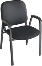 Realspace® Stacking Guest Office Chair, Black