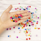 1100 Pieces Clear Wedding Table Scatter Confetti Crystals Acrylic Diamonds Rhinestones for Table Centerpiece Decorations Wedding Decorations Vase Beads Bridal Shower Decor(Multi, 10 MM)