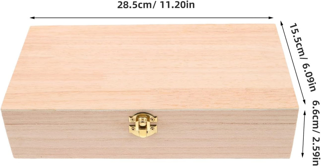 Hydrometer Storage Box: Wooden Distiller Hydrometer Protective Case with Foam Insert - Secure Organizer for Alcoholmeters & Brewing Test Equipment