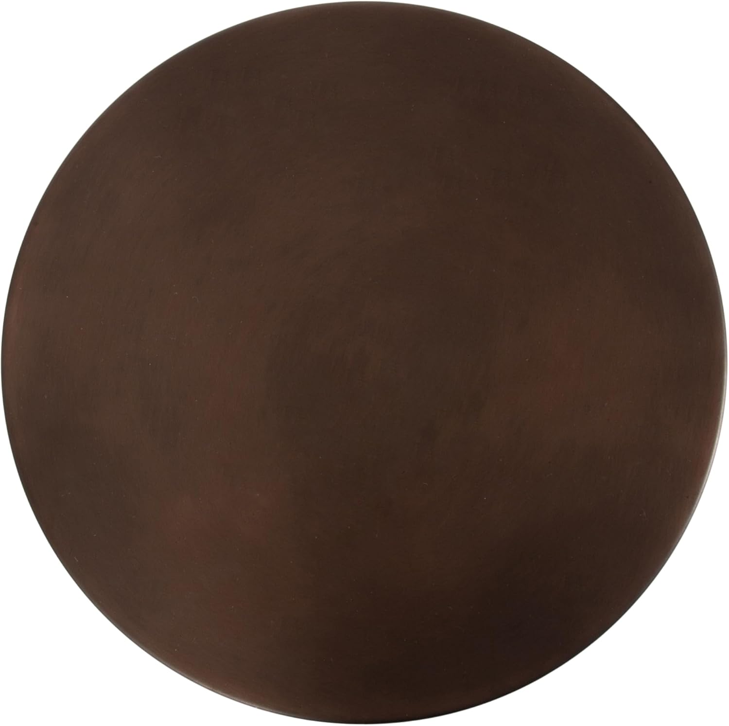 Kate and Laurel Hescott Vintage Metal Drink Table, 10 x 10 x 24, Bronze and Brown Marble, Glam Round Accent Table with Premium Toronto Marble Base and Metal Tabletop