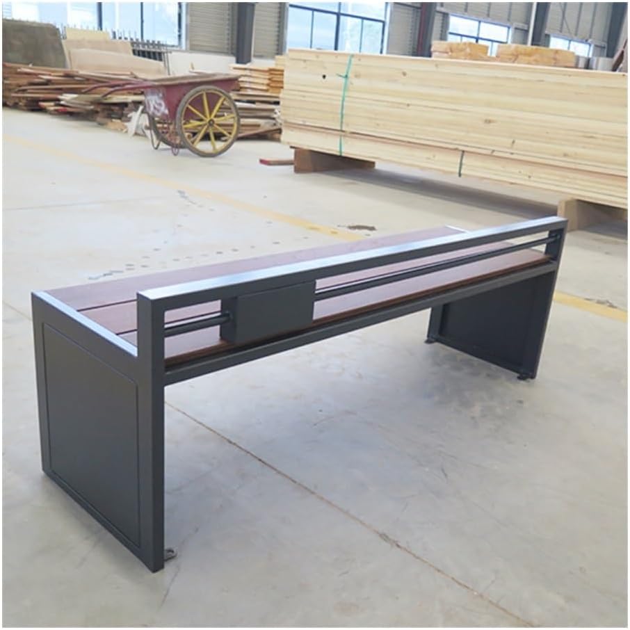 Benches, Modern Metal Park Chair - Waterproof Commercial Outdoor Seating