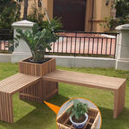 Patio Benches for Outdoors Outdoor Bench Solid Wood Park Chair Courtyard Balcony Teak Bathroom Sauna Shoe Changing Garden Benches for Outdoors