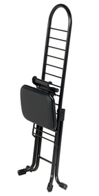 Vestil CPRO-600 Steel Height Ergonomic Worker Chairs 13 In. to 34 In. 220 Lb. Capacity Black
