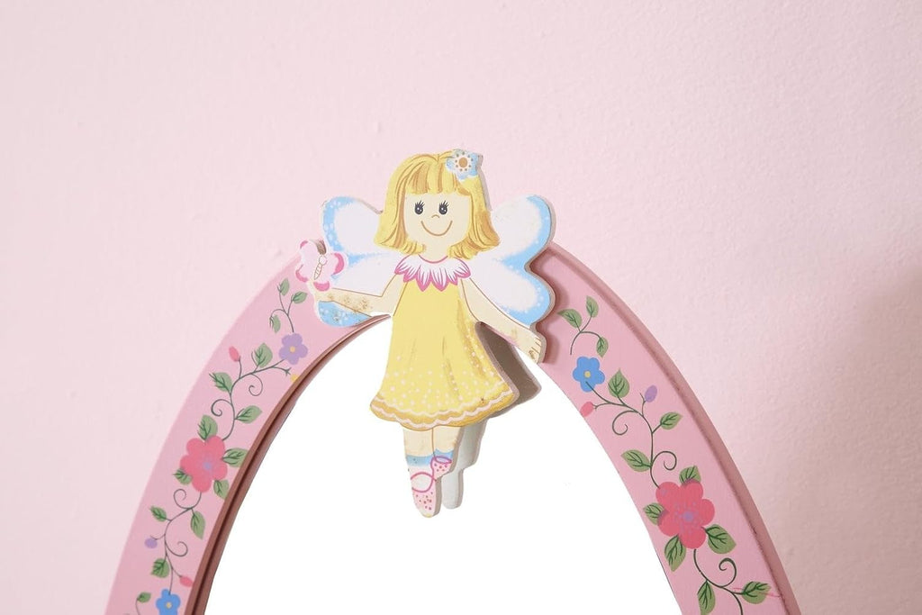 Funnel The Fairy Girls Wooden Standing Mirror