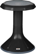Back2School Express Wobble Sensory Stool for Classroom - 18” Active Flexible Seating Chair for Kids, 220lb Capacity, GREENGUARD Gold Certified, Black