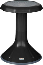 Back2School Express Wobble Sensory Stool for Classroom - 18” Active Flexible Seating Chair for Kids, 220lb Capacity, GREENGUARD Gold Certified, Black