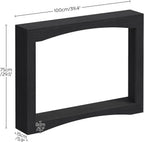 YATINEY Narrow Console Table, 5.9'' Thin Entryway Table, Behind Couch Table for Small Spaces, Small Farmhouse Hallway Table, for Living Room, Hallway, Foyer, Black CT19BK