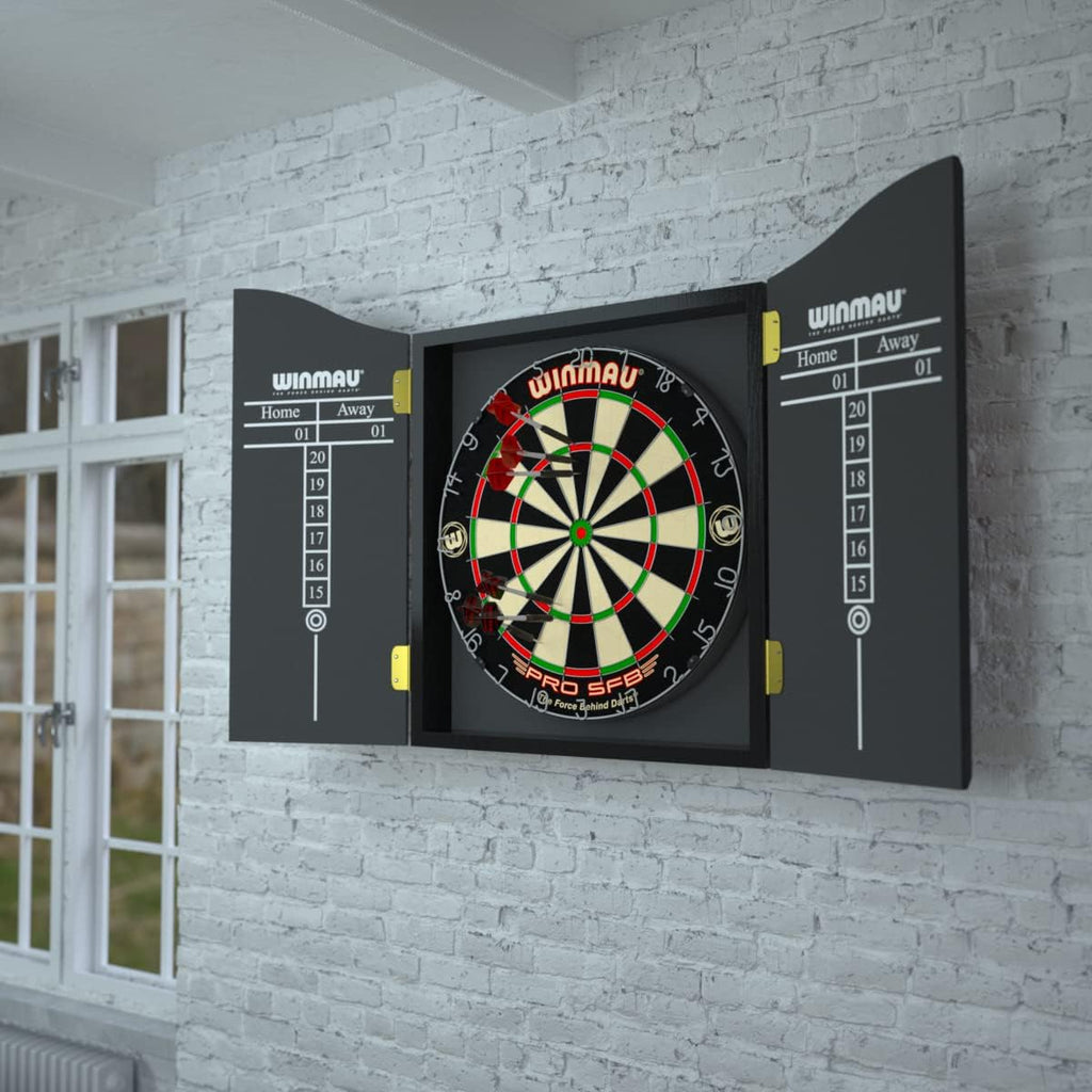 WINMAU Man Cave Deluxe Dartboard Cabinet