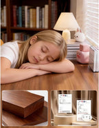 Solid Wood Side Table, End Table, Rustic Center Table, Simple Accent Table for Living Room, Round Design