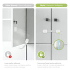 Baby Proof Strap Locks (20-Pack) by Skyla Homes - No Tools or Screws Needed, Wipes Included - Multipurpose Cabinet Locks for Child Safety