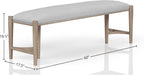 Sand Colored Bench