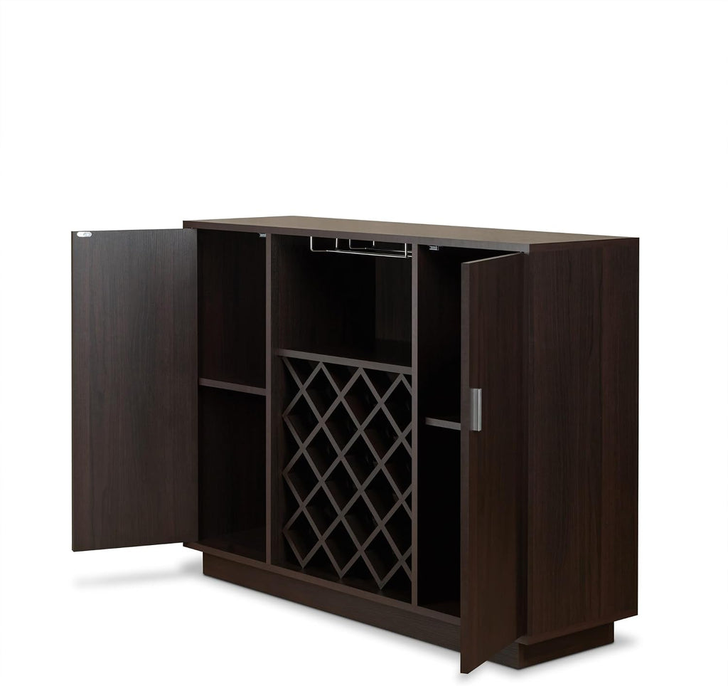 Mid-Century Retro Wine Cabinet, Storage Cupboard for Kitchen Living Dining Room Hallway,for Kitchen Home