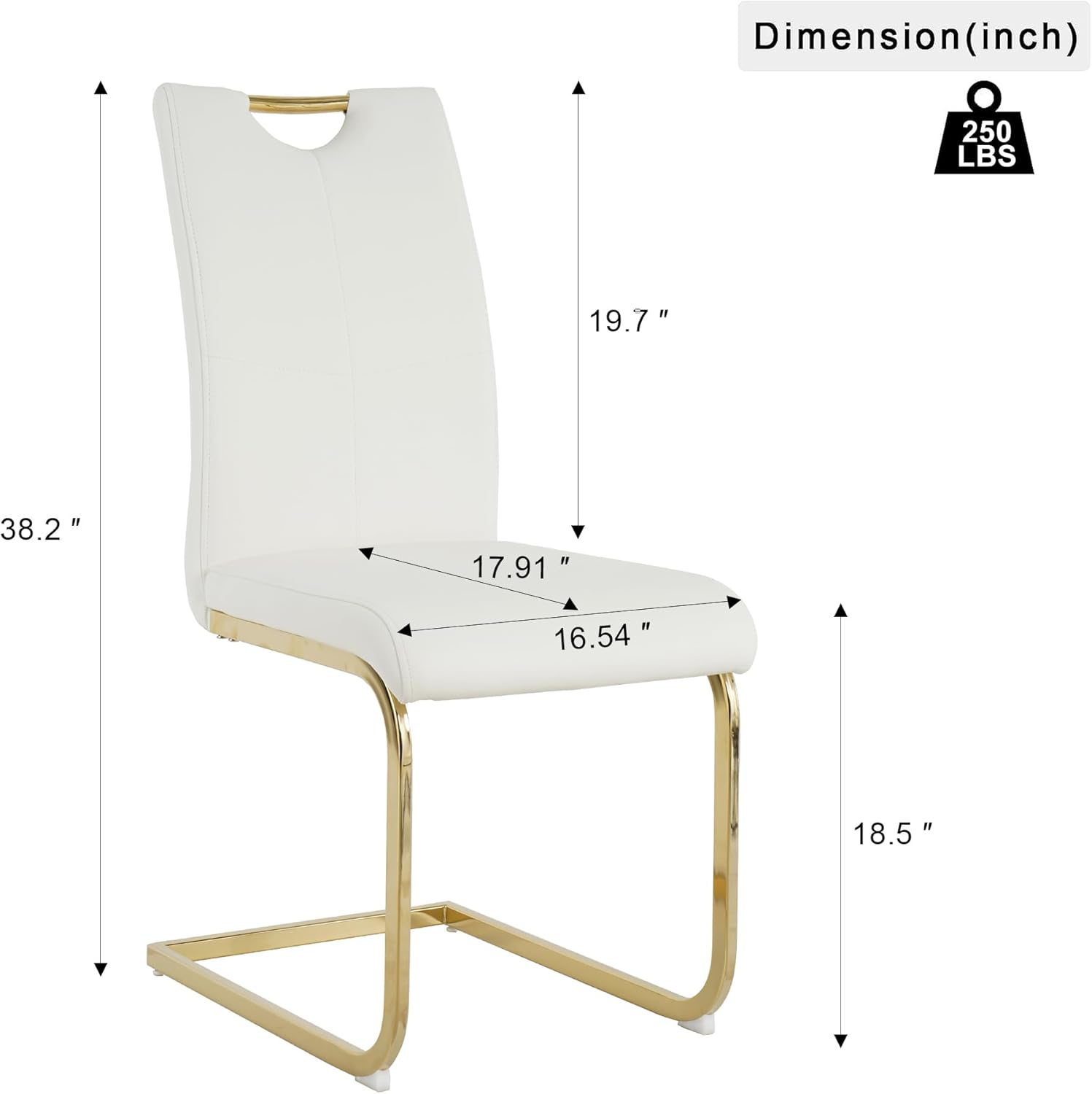 HomVent 3 Piece Square Glass Dining Table Set, Square Glass Kitchen Table Set for 2 with 2 PU Upholstered Dining Chairs for Kitchen Dining Room